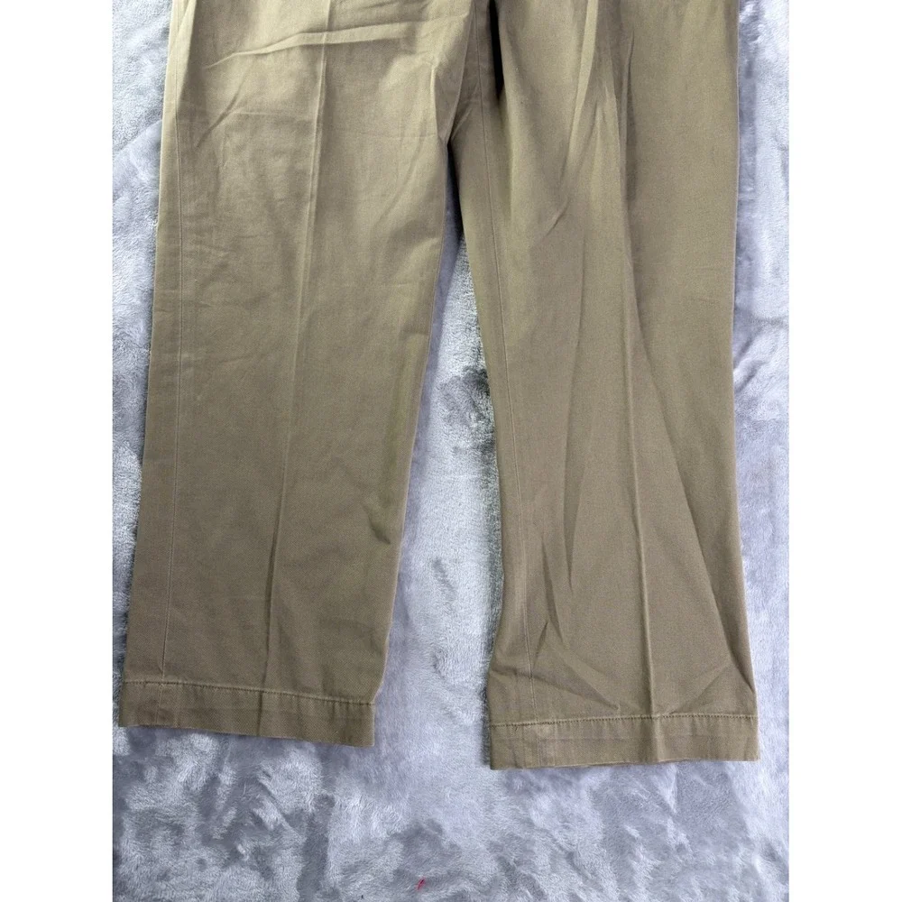 Ralph Lauren Prospect Pant Mens 40x32 Khaki Tan Flat Front Chino 40x31 Beige